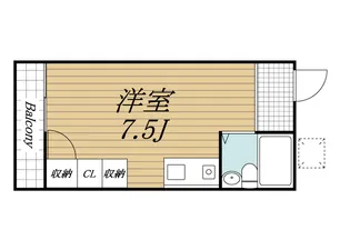 千葉県成田市土屋【アパート】の間取り