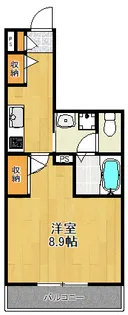 アスリュクス宮前平【2階】の間取り