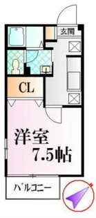 パインヒル鵠沼【1階】の間取り