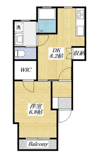 リブレアHINO【1階】の間取り