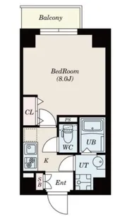 GRANPASEO神楽坂【2階】の間取り