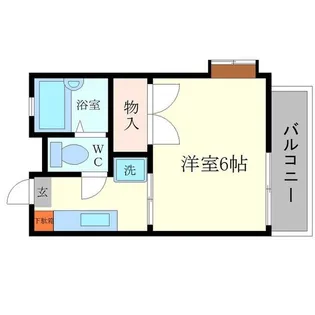 メルベイユ千里山北棟【2階】の間取り