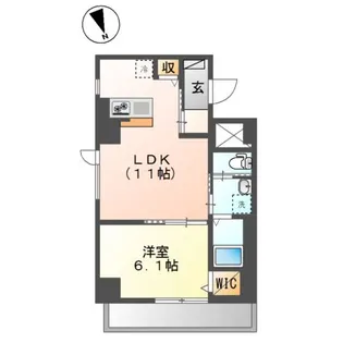 東京都台東区千束1【マンション】の間取り