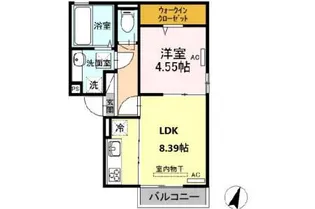 プードリエ本町【1階】の間取り