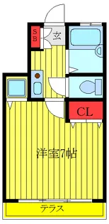 アマリンハイツ赤羽西が丘【1階】の間取り