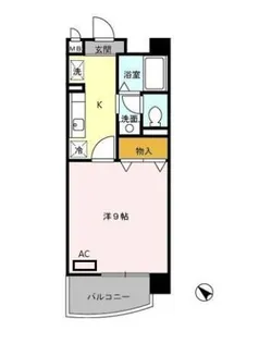 パレドールKonishi【4階】の間取り
