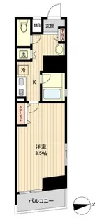 ラクラス新御徒町【10階】の間取り