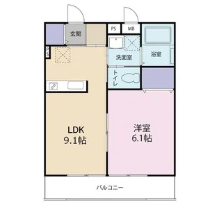 ルミエール【3階】の間取り