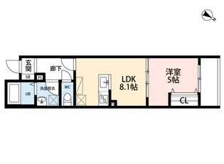 (仮称)MIRAISM廿日市本町【2階】の間取り