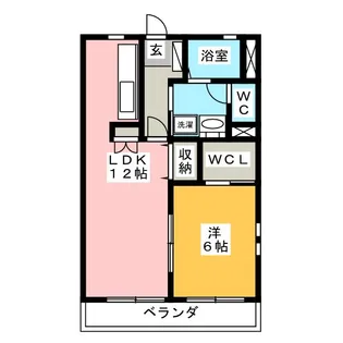 グリーンワースII【2階】の間取り