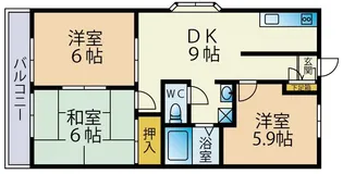 メゾン青葉【2階】の間取り