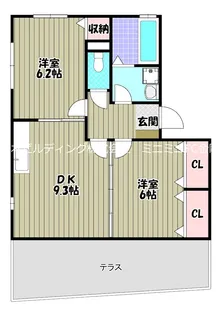 フリーバード【1階】の間取り