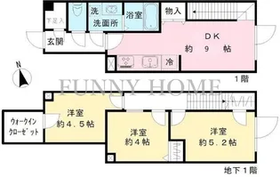 COEUR BLANC八幡山の間取り