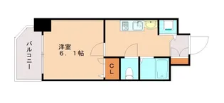 プレサンス神戸プレシャス【8階】の間取り