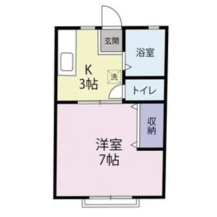 シティアルカディア【1階】の間取り