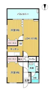 SUN’ノエル【2階】の間取り