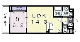 Pretty Forest【2階】の間取り