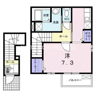 セルサス.D【2階】の間取り