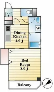 竹山ビル五番館【4階】の間取り
