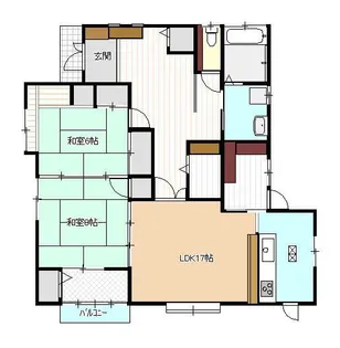 宮城県仙台市青葉区青葉町【一戸建】の間取り
