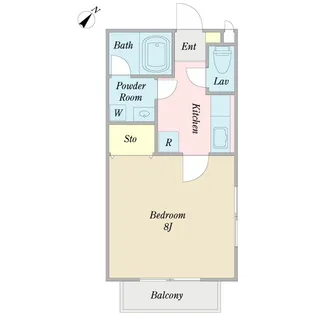 ベルクロワ【2階】の間取り