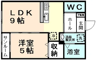 ブランネージュ【1階】の間取り