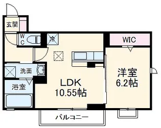 メゾン・ド・マーキュリー【1階】の間取り