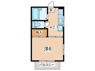 アリエス本厚木【2階】の間取り