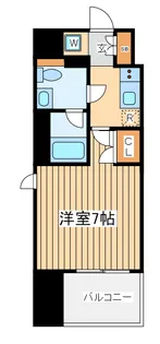 ベルフェリーク横濱山下町【8階】の間取り