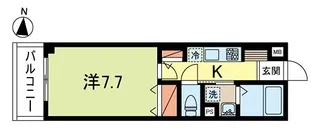 ブルースカイ武蔵野【2階】の間取り