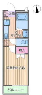 インサイド シー ビレッジ【1階】の間取り