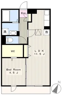 Blossom Garden II【1階】の間取り