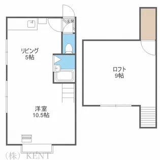 ルーブル発寒B【2階】の間取り