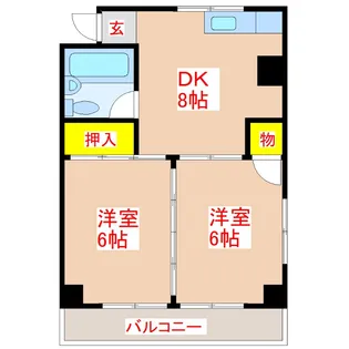 ハイムTOMO【3階】の間取り