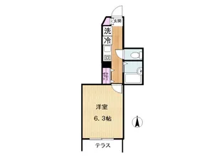 アクシス学芸大学【1階】の間取り