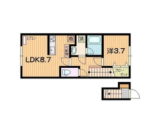 COTAN(コタン)【2階】の間取り