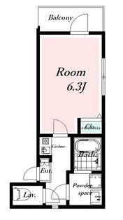 リブ三軒茶屋【2階】の間取り