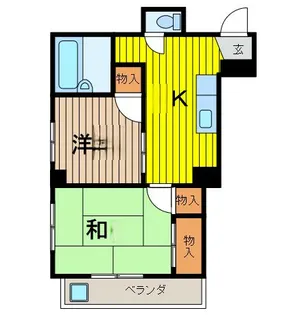 ハイグランデューレ【2階】の間取り