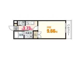 M・テラス上安A棟【1階】の間取り