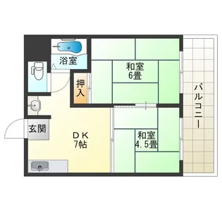 アドベ93【6階】の間取り