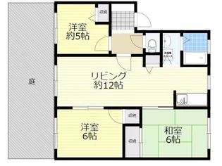 サンヴィレッヂ あいおい【1階】の間取り