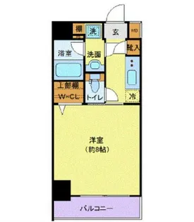 プレール・ドゥーク秋葉原III【2階】の間取り