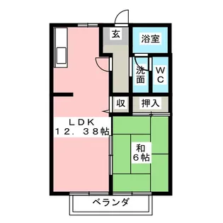 アミティエヒロ【2階】の間取り