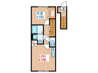 RS川内【2階】の間取り