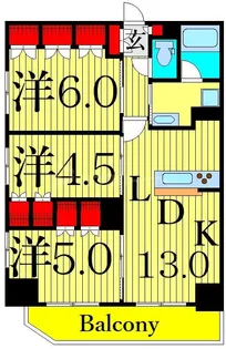 アーバンパーク立石【3階】の間取り