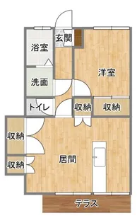 ポートタウン大津【1階】の間取り