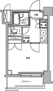 ルーブル南品川【3階】の間取り