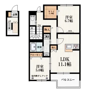 エターナル ガーデンの間取り