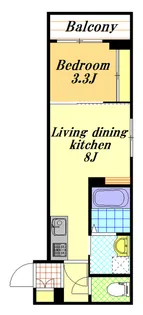 ヴェルクレール【1階】の間取り