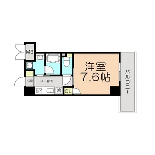 カーサ・ロイヤル吹田内本町【7階】の間取り